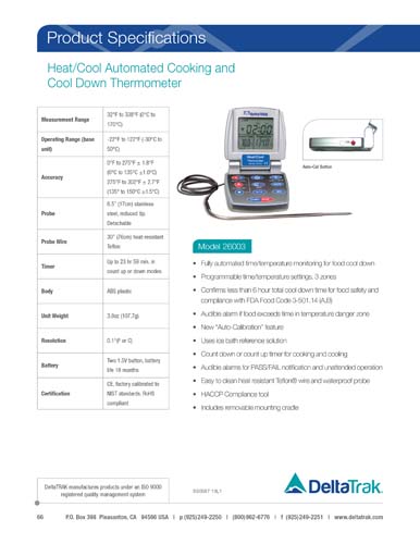 Download Automated Cooking/Cool Down Thermometer Spec Sheet