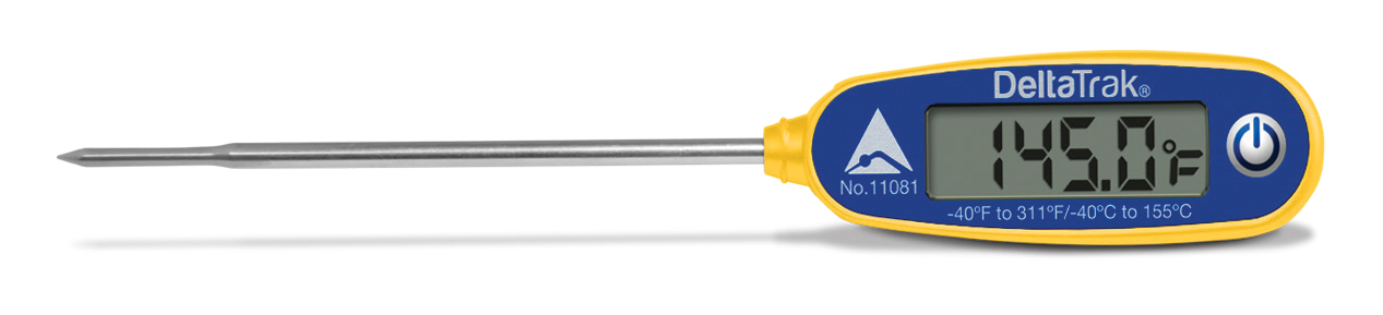 FlashCheck® Jumbo Display Auto-Cal Reduced Tip Probe Thermometer, Model 11081